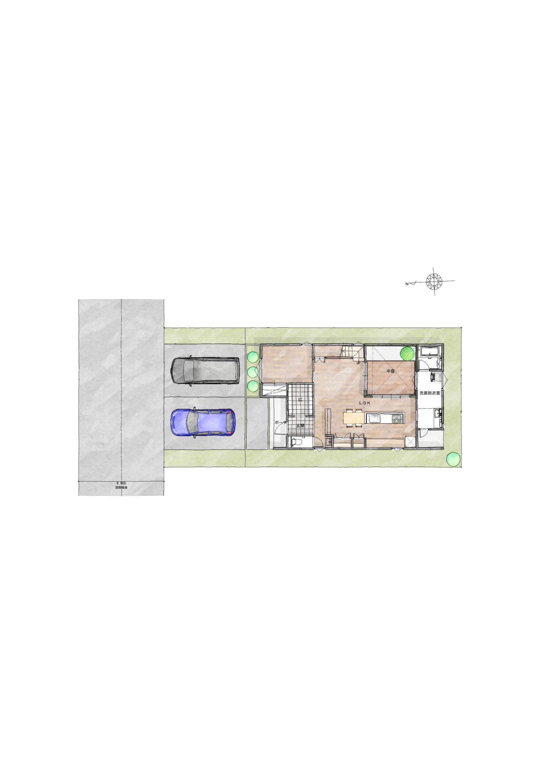 玄関の間取りがおしゃれな注文住宅事例｜栃木の工務店『第一住宅』